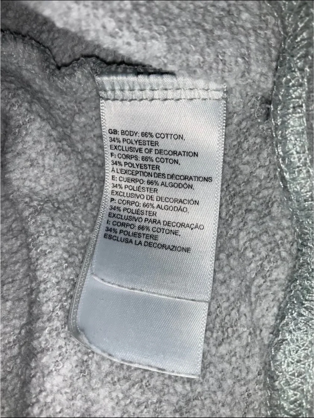 The North Face Gray Pullover Hoodie with White Logo